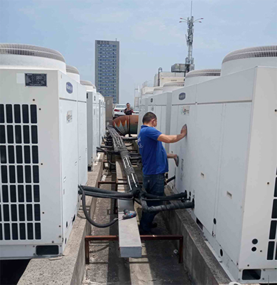 鸠江中央空调制热和不制冷系统维修方法